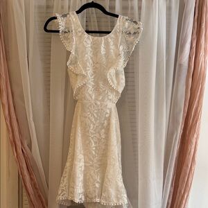 Hello Molly - Elegant White Lace Dress
